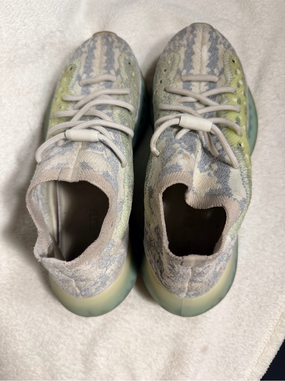 Adidas Yeezy Boost 380 Alien Blue Reflective Sneakers Shoes Men's Size 8.5M - Picture 5 of 10